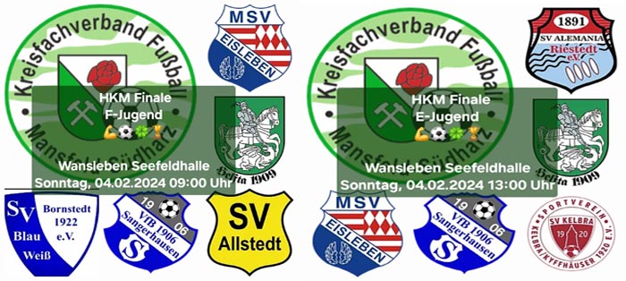 E-Jugend und F-Jugend des VfB bei Endrunde der Kreismeisterschaften in der Halle