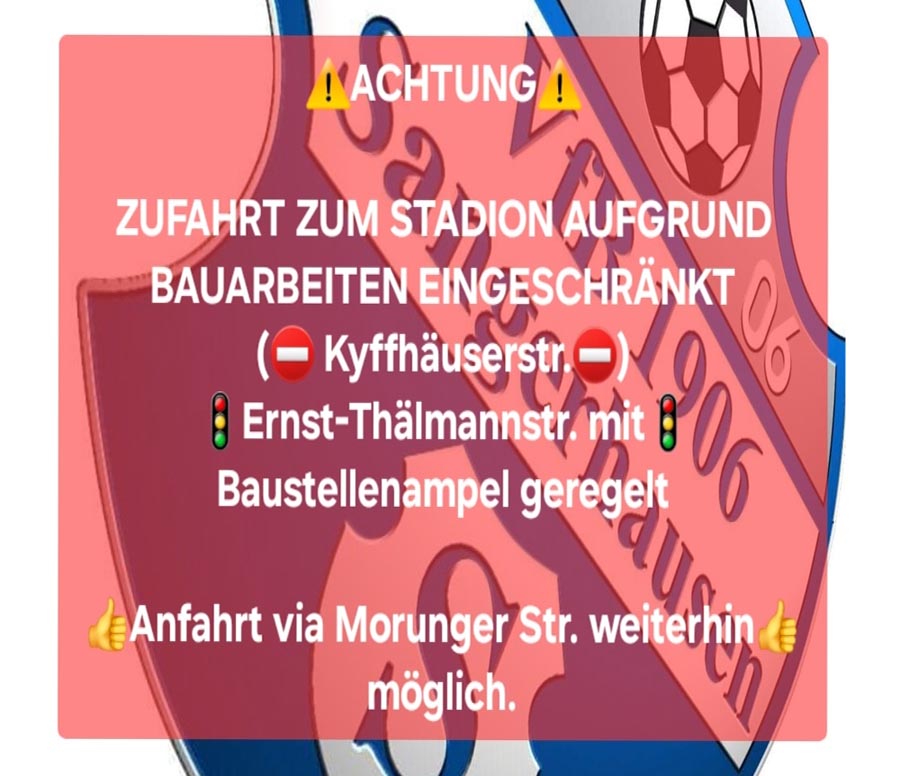 Anstoßzeit im Testspiel der 1. Mannschaft gegen Lüttchendorf verlegt