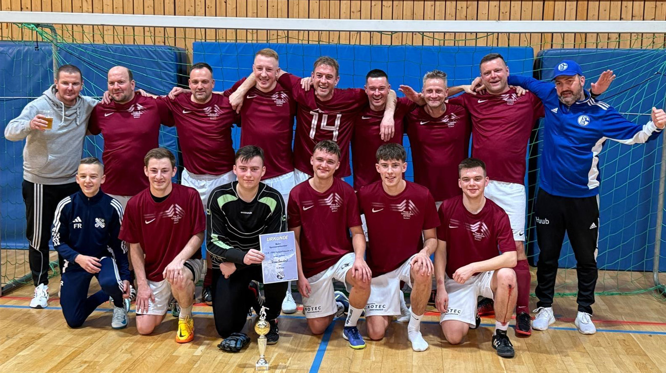 Team Burkert gewinnt Sponsorenturnier in der Halle